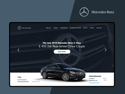 Mercedes Benz Homepage Redesign