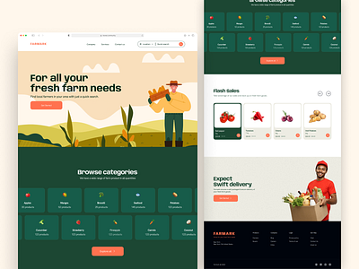 Farmark website farmer online shopping website