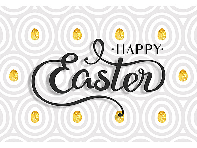 Happy Easter Lettering