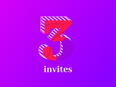 3 Dribbble Invites Giveaway