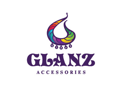 Glanz Accessories logo accessories brand identity logo