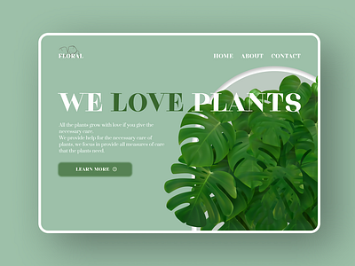 Plants-Landing Page