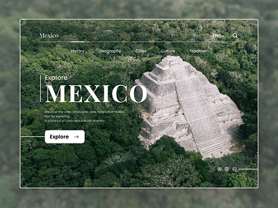 Mexico | Travel Web design