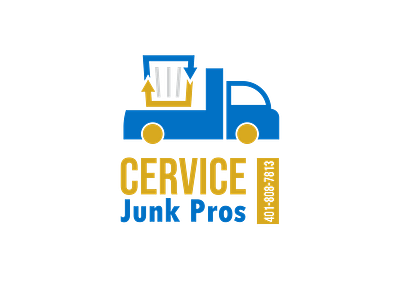 CERVICE Junk Pros branding design flat graphic design icon illustration illustrator logo minimal ui vector