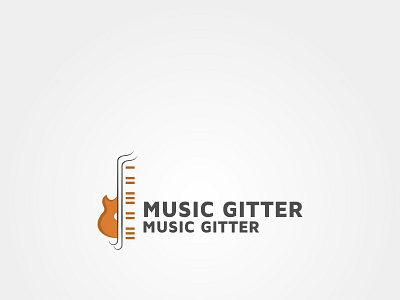 Music Gitter Vector Logo Design Template Idea And Inspiration By Osman Goni Sunny On Dribbble