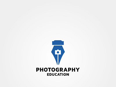 Photography Education Vector logo design template Idea and inspi