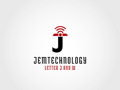 Wifi networking & Letter JT Logo images, Stock Photos & Vectors app design icon illustration logo design networking networking lilee systems ui vector website wifi logo