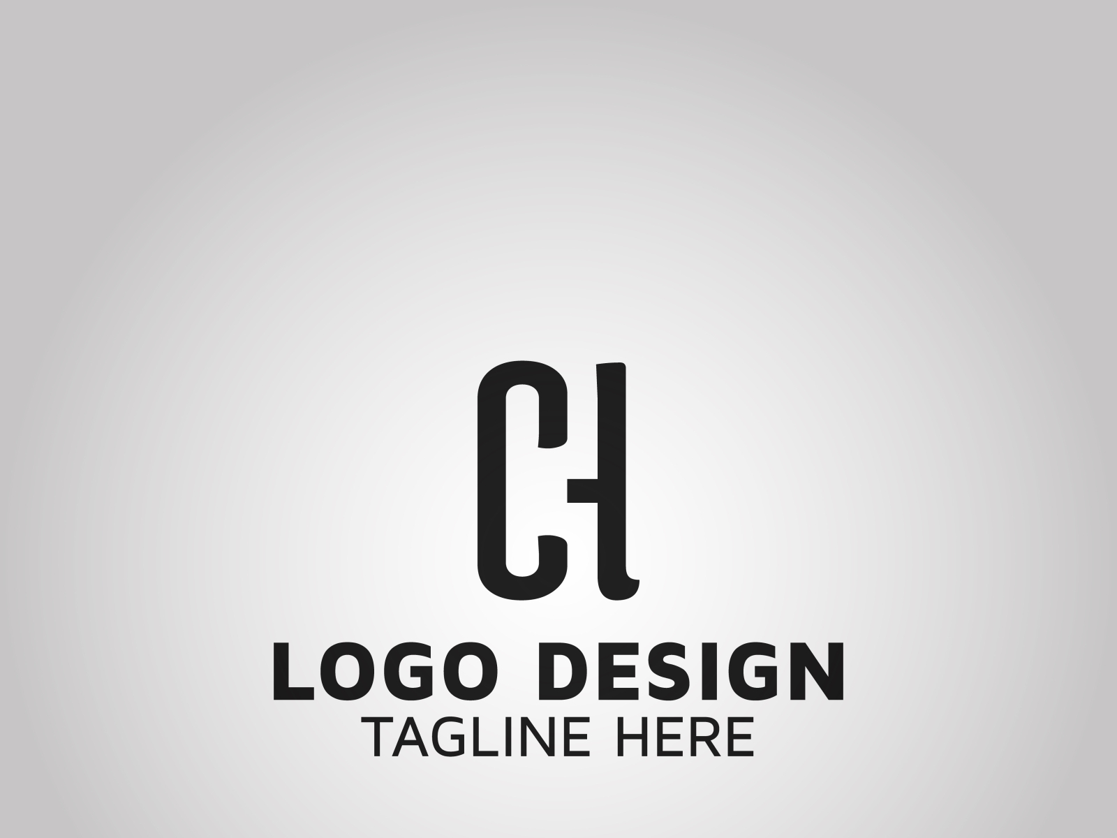 Letter CH | logo template | graphic design is my passion by OSMAN GONI ...