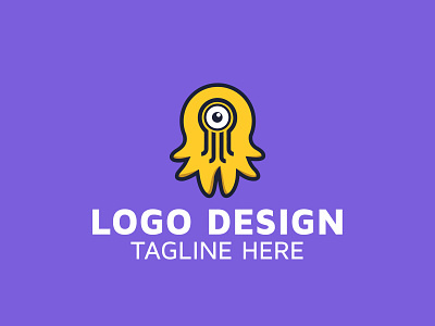 Octopus logo design idea app branding cleaning company design icon illustration logo typography vector website