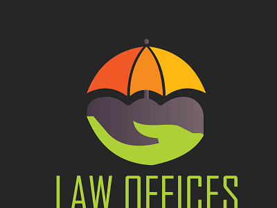 Law LOGO DESIGN abstract company concept icon illustration initial modern sign symbol vector