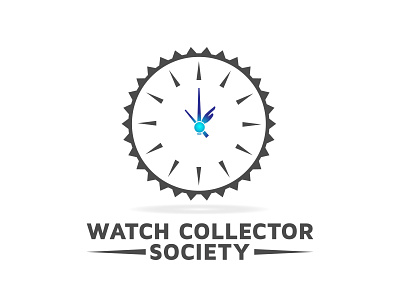 Watch logo design abstract company concept icon illustration initial modern sign symbol vector