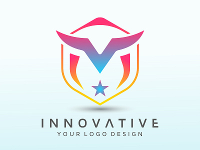 Letter M design, Abstract Colorful Logo Design Elements