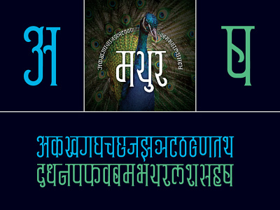Devanagari typeface aksharlila calligraphy composition design devnagari graphic graphicdesign lipi marathi type design typeface typelove typogaphy typography
