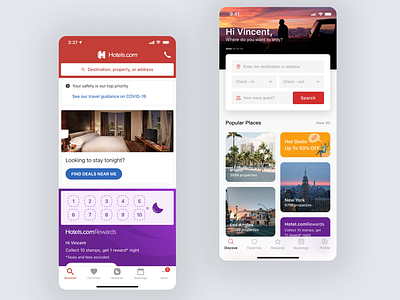 Hotel.com Redesign