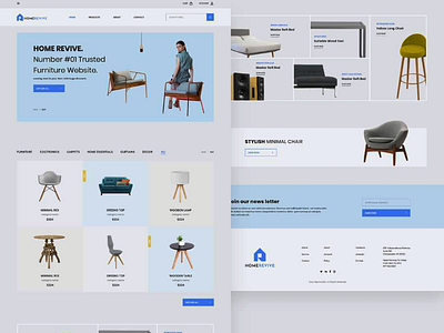 Web ui design landing page design ui ux landing shopping new