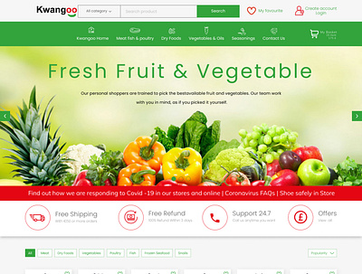 online grocery shopping store app food aap ui design grocery illustration online appomint popular shopping app traveling ui ux landing shopping new uiux vegetable webdesign