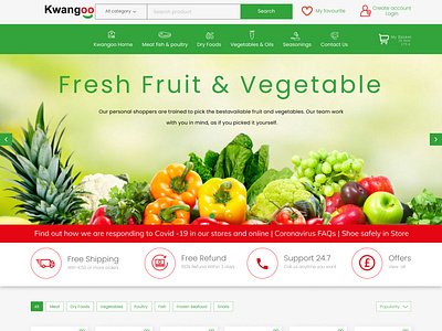 online grocery shopping store