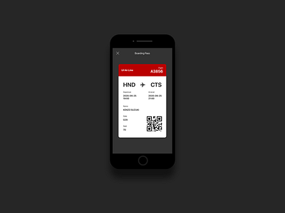 Daily UI 024 Boarding Pass app design graphic design ui ux