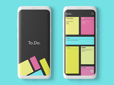 To.Do. Notepad App UI Concept adobexd dailyui ui ui ux uiux uiuxdesign uiuxdesigner userinterfacedesign