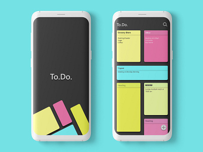 To.Do. Notepad App UI Concept