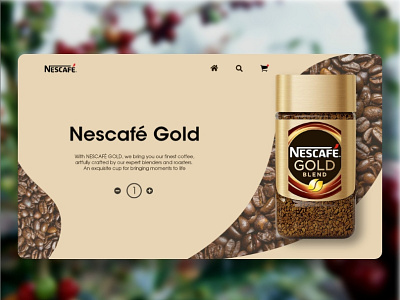 Nescafe Product Page Ui Design