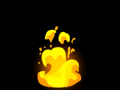 Fire animation animation animator fire flame test