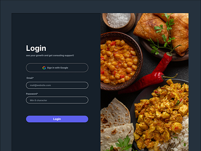 Login Page lognin uiux web design