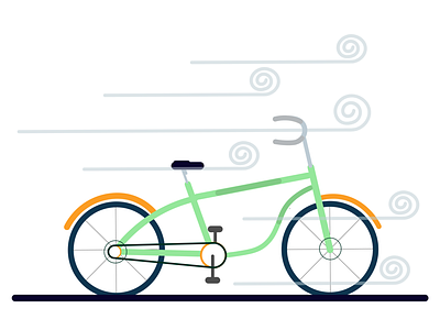 Cycle illustration by me 🚲 art artist cartoon creative cute cycle design draw illustration illustrator simple vector