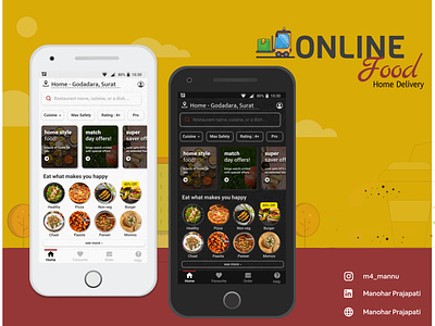 UI Design of Food App