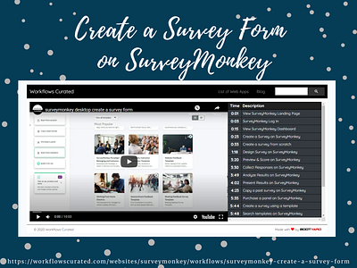 Create a Survey Form on SurveyMonkey