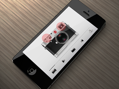 Leica App Concept app camera concept dorn julian leica screen