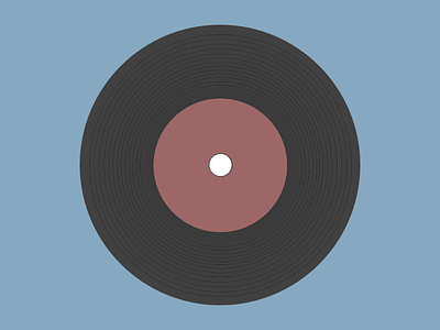 Vinyl Icon audio flat icon music vinyl