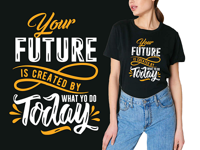 Motivational Typography T-Shirt Design