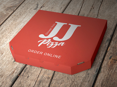 JJ Pizza branding challenge design logo pizza thirtylogos