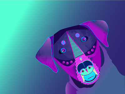 Baxter - The Robo Dog ai dog future illustration robot