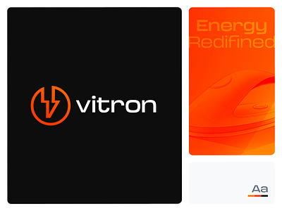 Vitron | Logo branding colourful design electric energy flat design graphic design illustration iron logo procreate product typogaphy ui vector