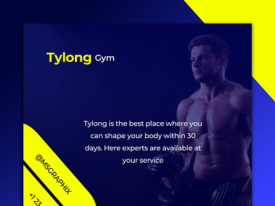 GYM Social Media Post adobe illustrator adobe photoshop cc branding design designs post graphic design gym social media post post post design posters posts social media social media post