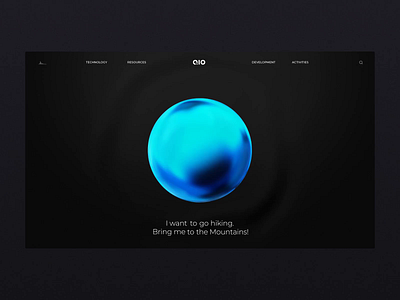 Aio Artificial Intelligence - AI 3d after affects ai animation artificial blue branding cinema 4d concept design intelligence photoshop sphere transition ui ui ux ux web website