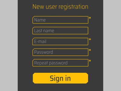 Registration design interface register form registration registration form sign in sign up ui ui ux ux