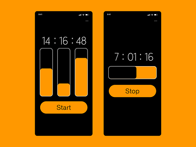 Timer design figma figma design interface timer timer app ui ui ux ux vector