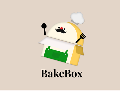 Bake Box Logo Mascot app branding bread cartoon character cute design food icon illustration logo mascot ui ux vector