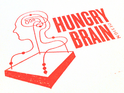 Hungry Brain Identity brain hungry logo smartmaze