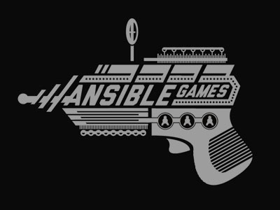 Ansible Logo Sketch ansible gun illustration logo ray gun sketch