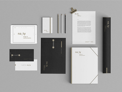 na_ty stationary branding