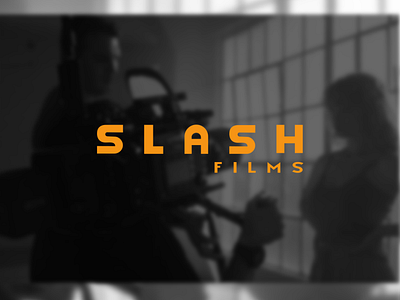 SLASH FILMS logo logotype movie photographer photography video videomaker