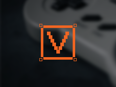 Vertex logo design bits box game logo logodesign