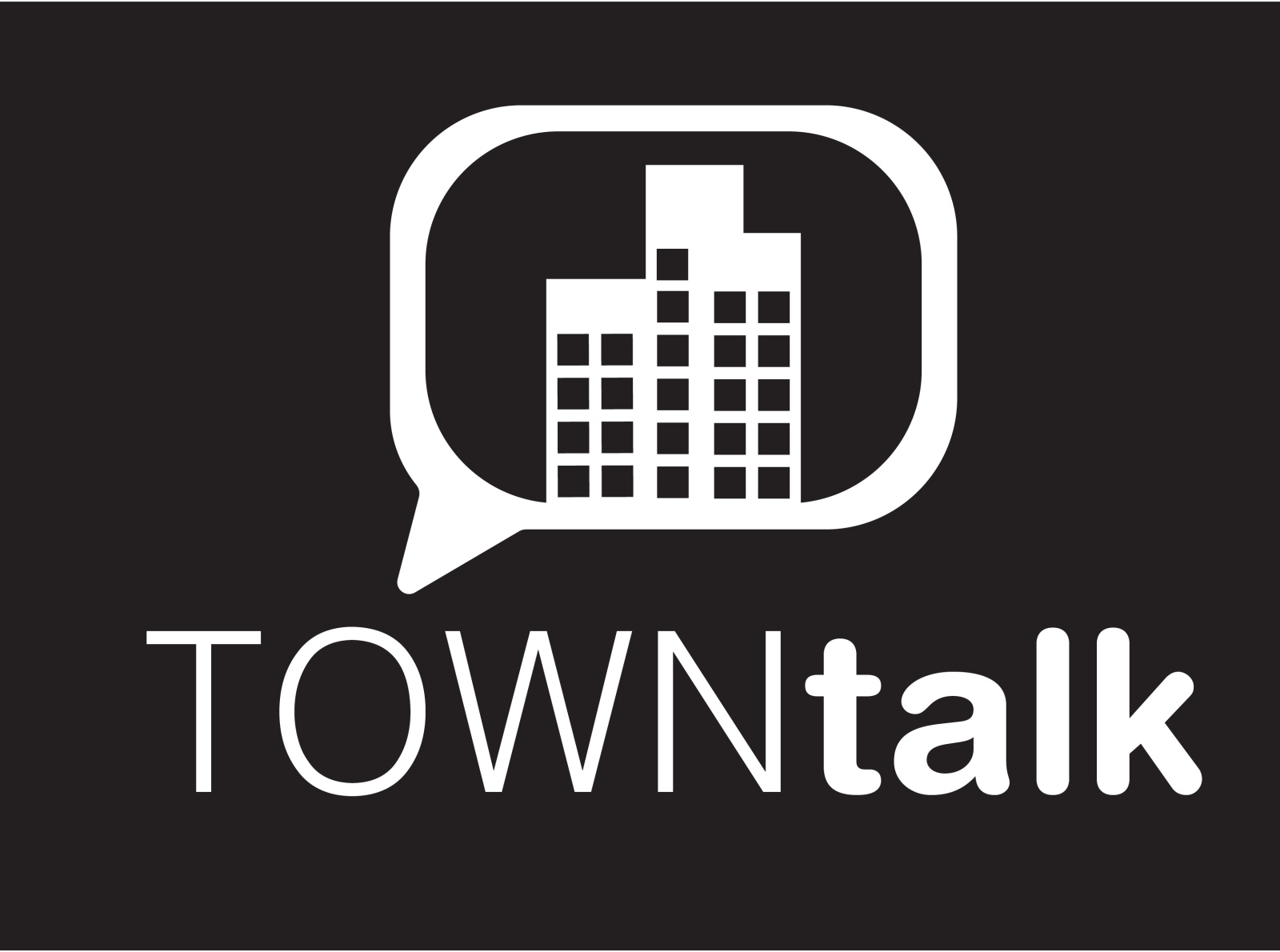 town talk logo by Mansurul Haque Nadim on Dribbble