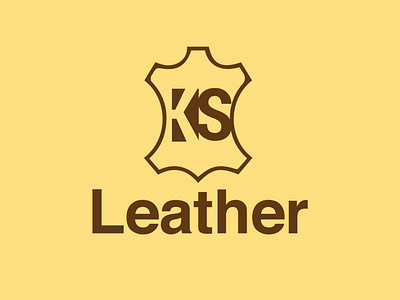 KS leather logo