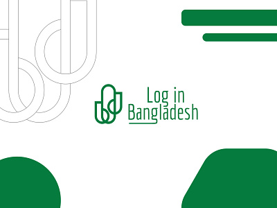 Log in Bangladesh Logo bangladedsh bangladesh logo clean golden ratio grid logo login logo logodesign minimal logo minimalistic social media socialmedia logo versatile logo website logo