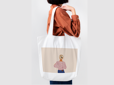 Fashion illustration/shopper bag bag bag design design fashion fashion design graphic design ill illustration minimal